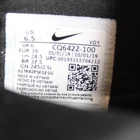 Nike Men’s Air Zoom UNVRS Light Fluorescent w Unique Back Flyease Velcro S6.5 - Picture 16 of 16